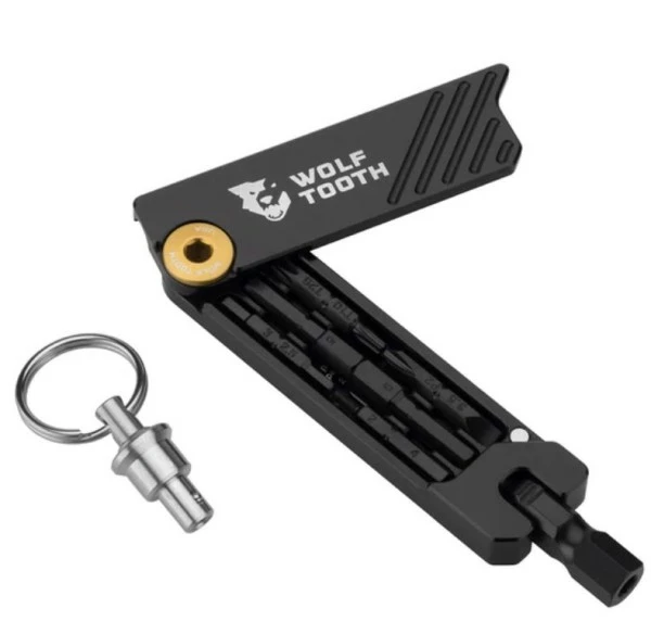 Wolf-tooth Wolf Tooth Multitool 6-Bit Black-Gold 3 Wolf-tooth Wolf Tooth Multitool 6-Bit Black-Gold